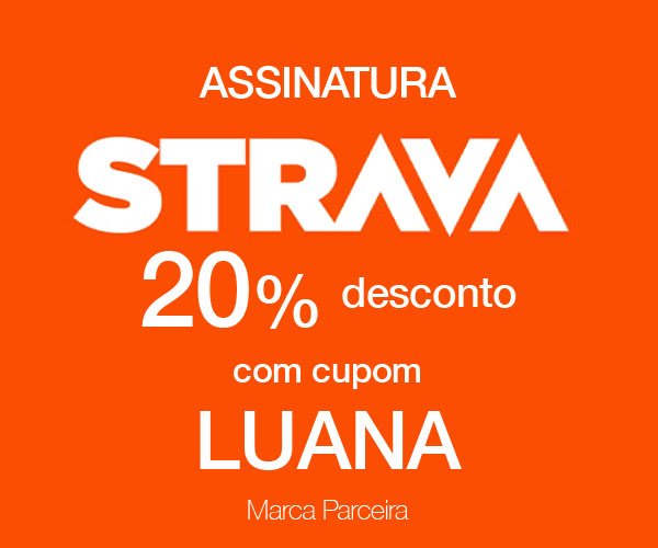 Strava 20% desconto cupom LUANA